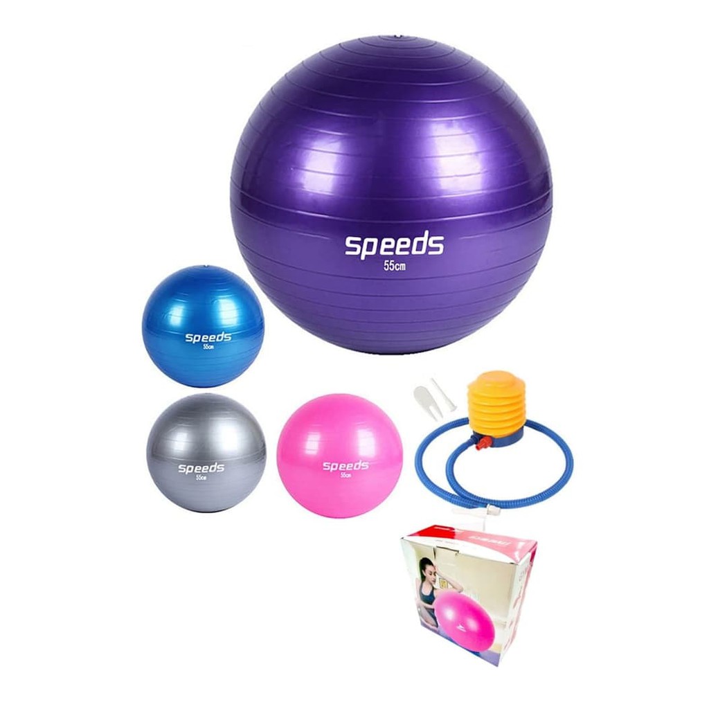 Gym Ball Gymball Fitnes Senam Bola Yoga Ball + Pompa 75cm