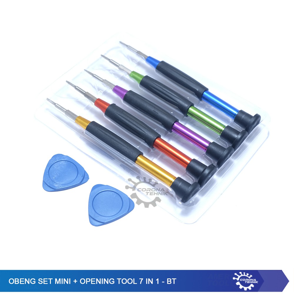 Obeng Set Mini + Opening Tool 7 In 1 - BT