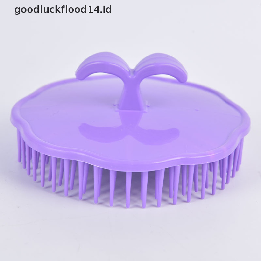 [OOID] Shampoo Brush Adult Scalp Brush Soft Glue Comb Long Hair Hair Scalp Head Massage ID