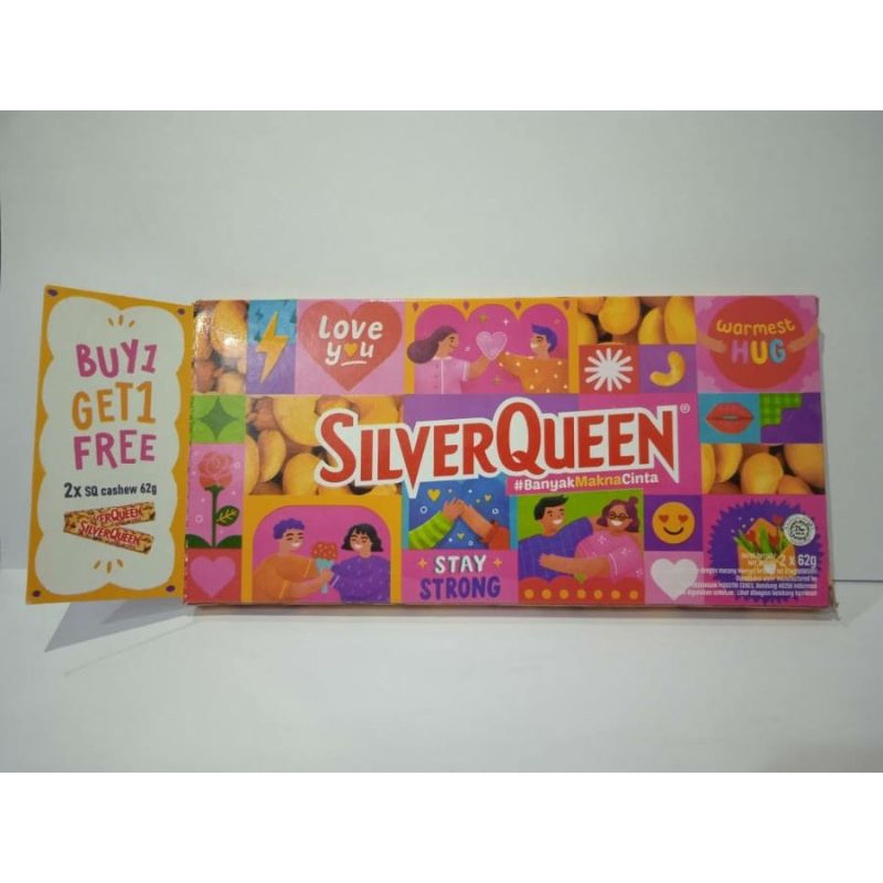 

SilverQueen Cashew daypack 2x62g