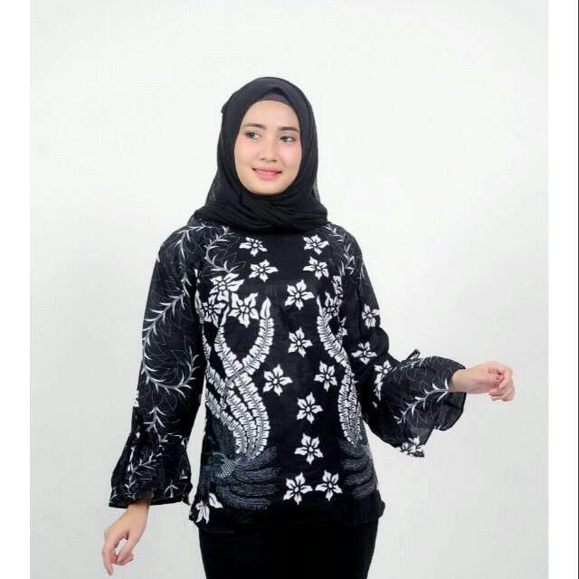 Blus Batik Atasan Wanita Galing Kenanga