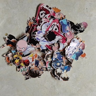 harga/ 10 pcs/Murah Dan Keren - Stiker Anime Campur- Saitama-tokyo revengers-Mikey-dll