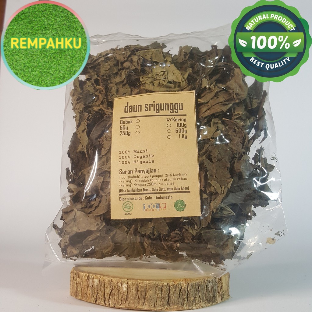 

DAUN SRIGUNGGU SENGGUGU KERING 1 KG - Clerodendron Serratum - MU