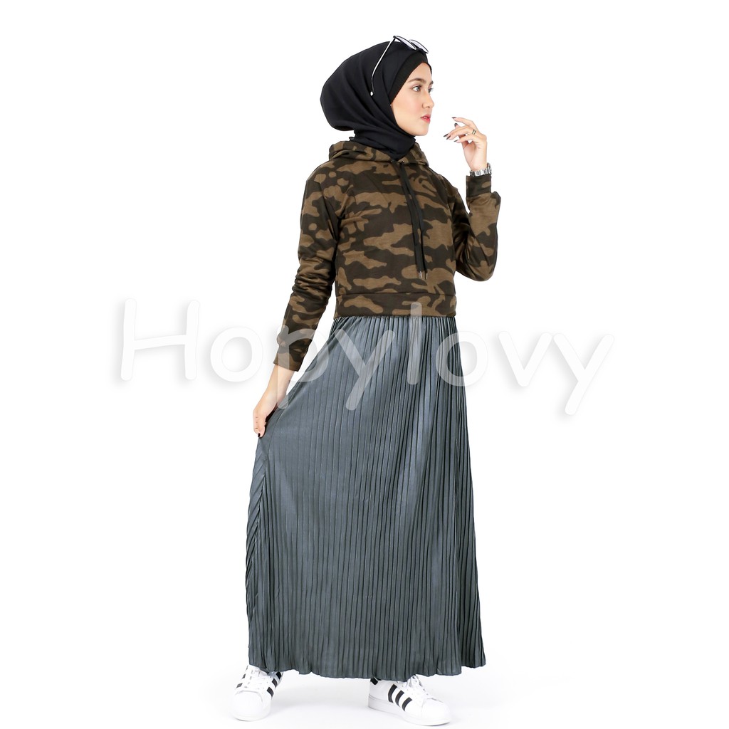 Rok Plisket Premium / Rok Rempel / Rok Mayung Plisket