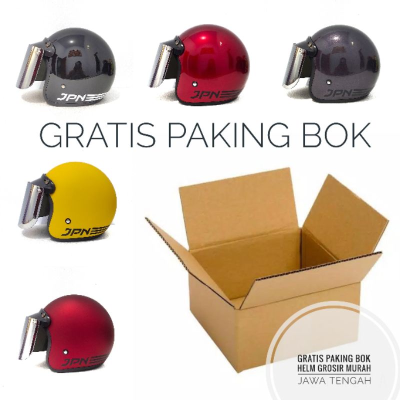 Helm JPN Original Sni Kaca Flat Datar