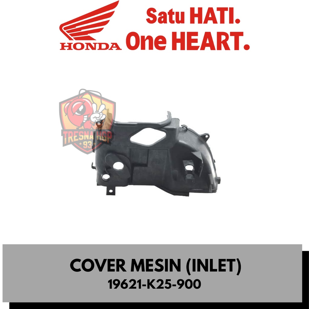 19621-K25-900 COVER MESIN INLET BEAT FI SCOOPY FI & VARIO 110 FI ORIGINAL | SHROUD INLET 19621K25900