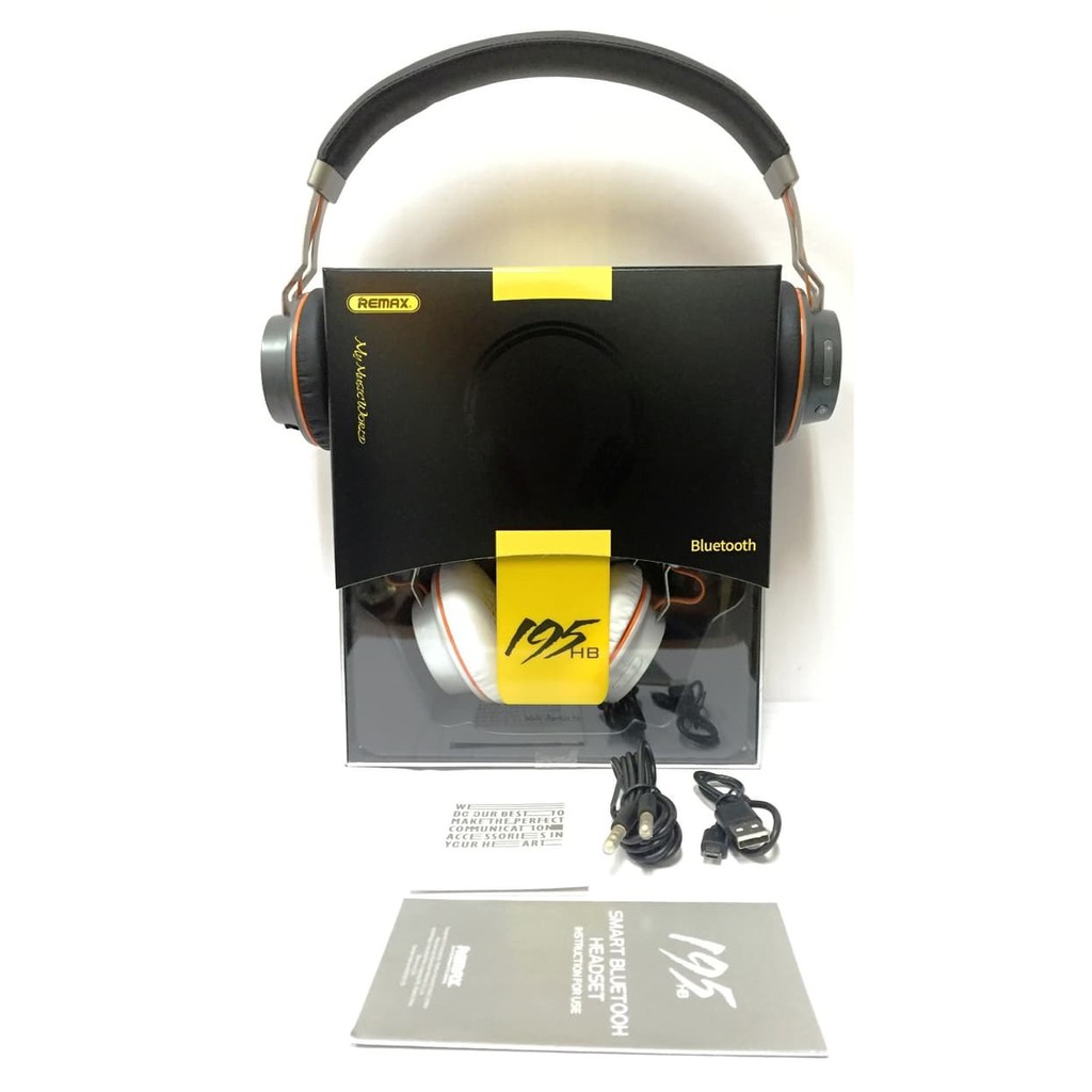 Remax Bluetooth Headphone 195hb / Headset Bluetooth Remax 195 Hb