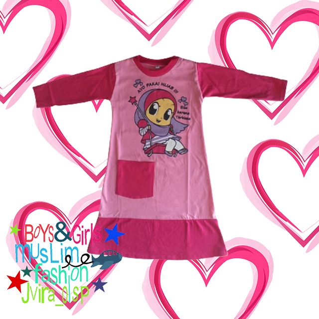 Dress Anak Perempuan Untuk Usia 1-3 Tahun / Baju anak Muslim Setelan / Setelan Muslim anak Perempuan
