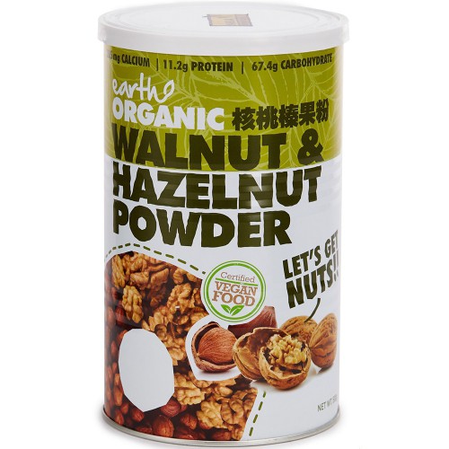 Earth Living Organic Hazelnut Walnut Powder 500g