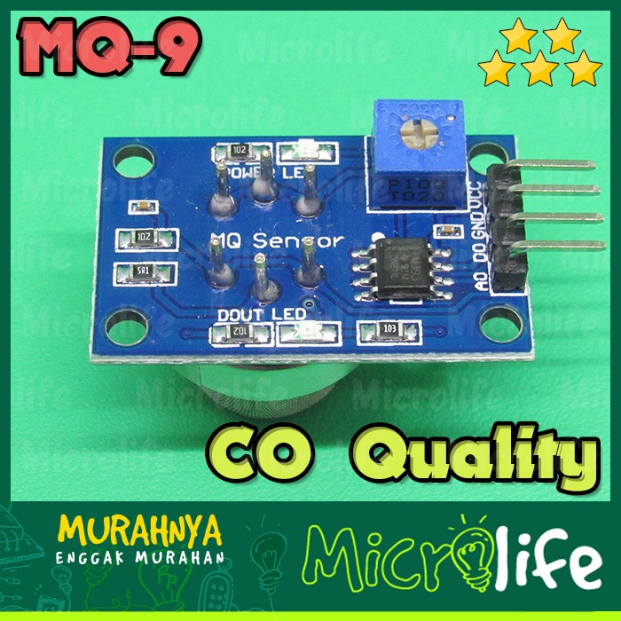 MQ-9 CARBON MONOXIDE COMBUSTIBLE GAS SENSOR MODULE