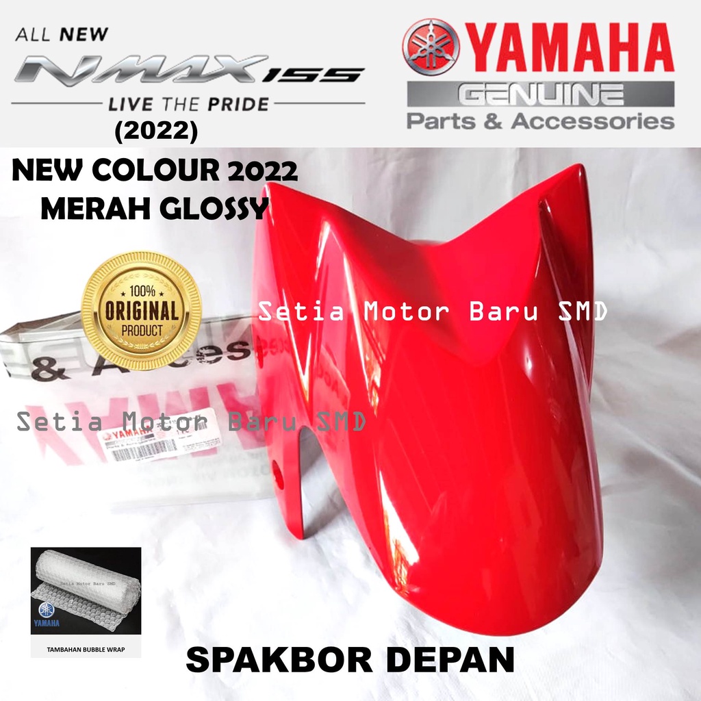 Fender Front Spakbor Depan Merah Glossy All New Nmax N Max 2022 Asli Original Yamaha Surabaya