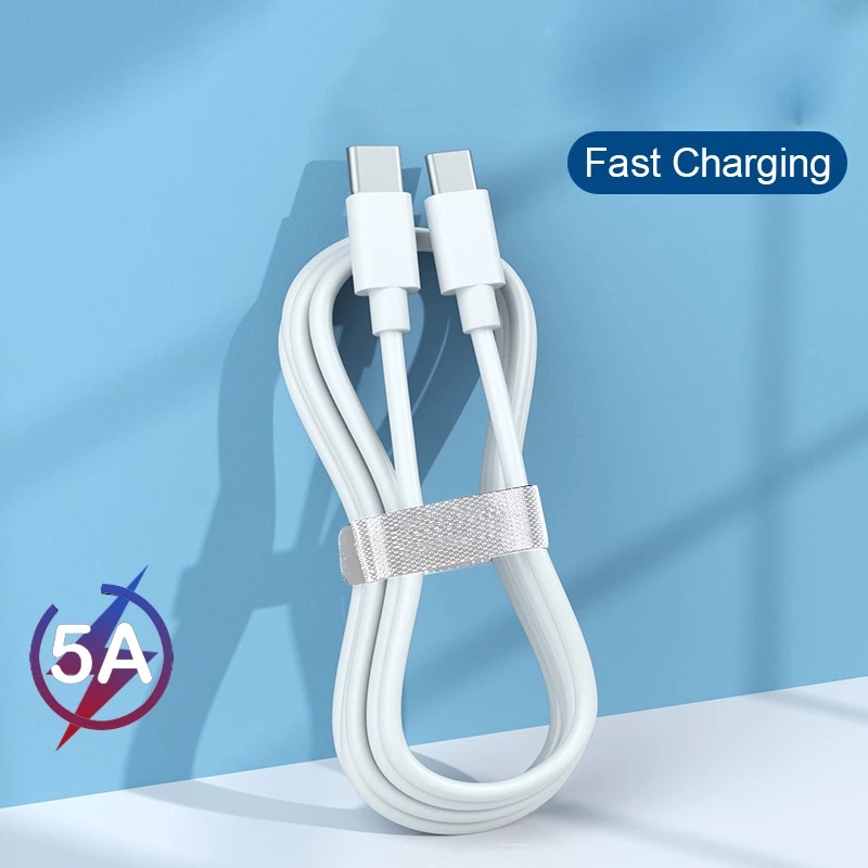 5A 80w Double-head Type-c Fast Charging Cable Data Cable