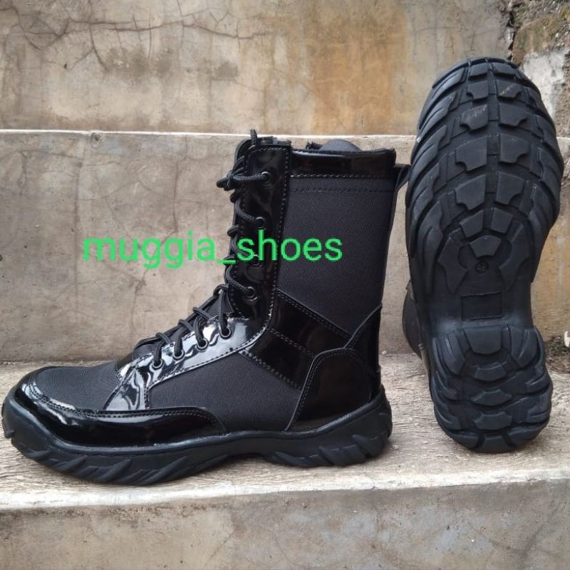 sepatu pdl kilap sepatu PDL jatah tni polri sepatu dinas army
