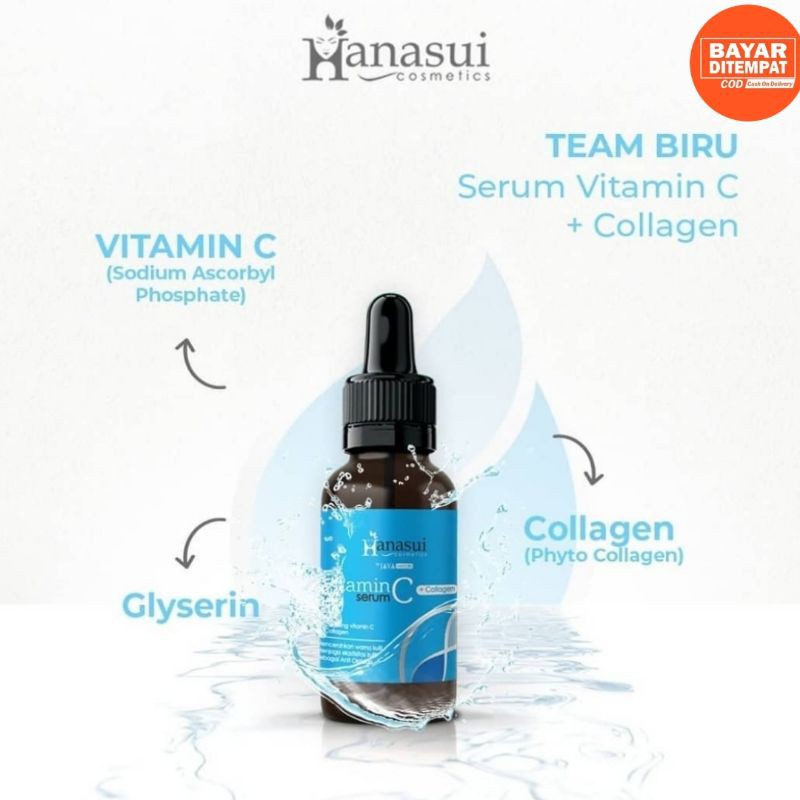 SERUM WAJAH HANASUI ANTI AGING SERUM VIT C COLLAGEN - SKINCARE WAJAH - PERAWATAN WAJAH