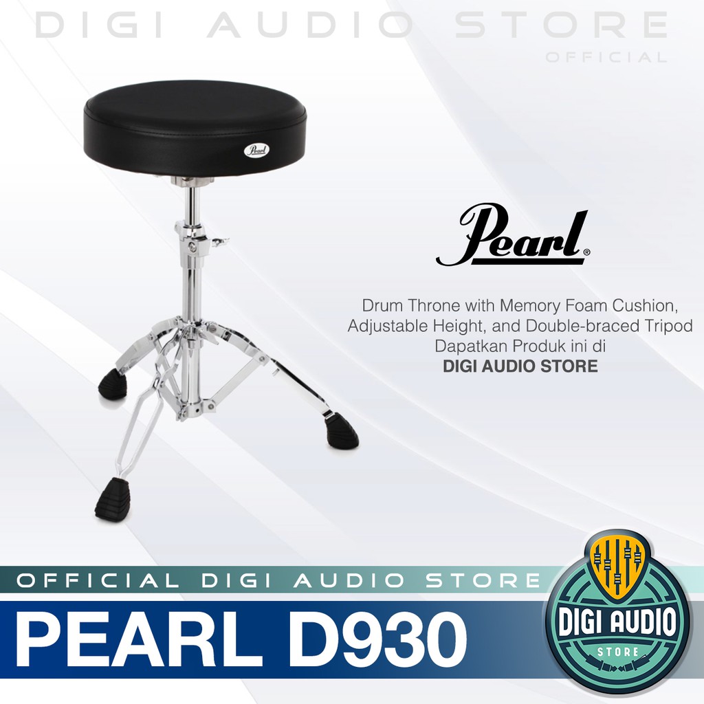 Kursi Drum Pearl Drum Throne D930 D 930 D 930 Original Pearl
