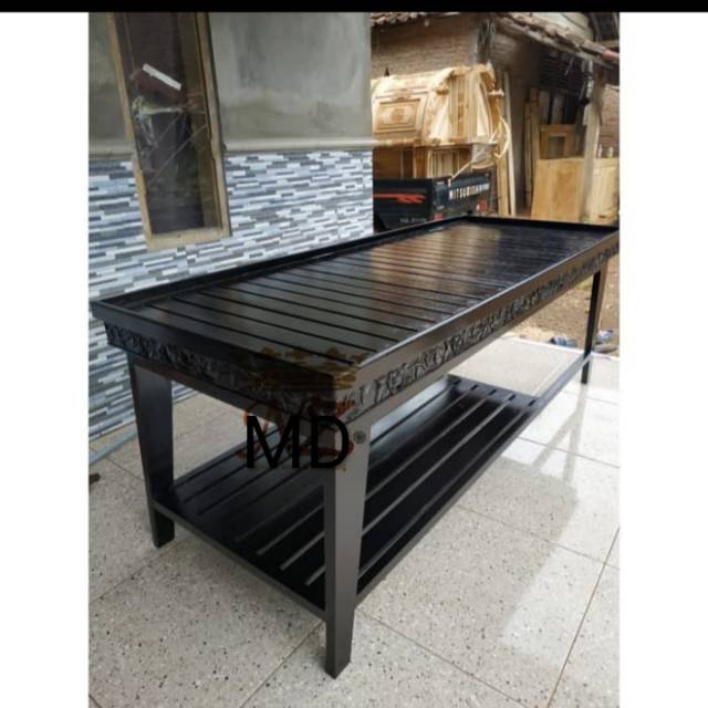 Tempat tidur SPA jati black