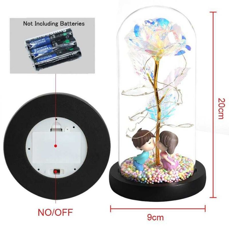 Bunga Mawar LED Lampu Dekorasi