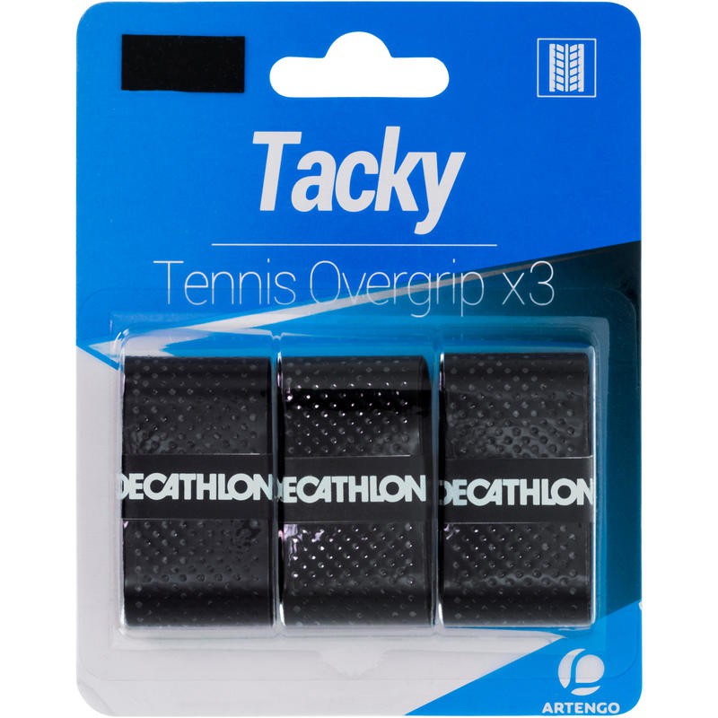 Decathlon Artengo Grip Raket Overgrip Tacky Black - 8373118