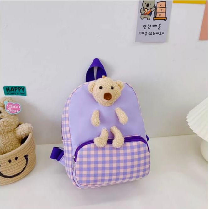 Tas Sekolah Anak Boneka Karakter / Laki / Perempuan / Ransel Backpack - Tas Ransel Anak Karakter Tas Boneka tas sekolah Anak Tas Bayi Balita Tas Punggung Anak Tas Anak perempuan Tas Boneka