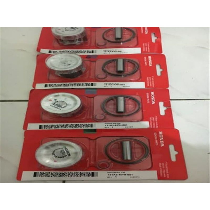 PISTON & SEHER KIT KARISMA &SUPRA X 125 ORIGINAL HONDA KPH