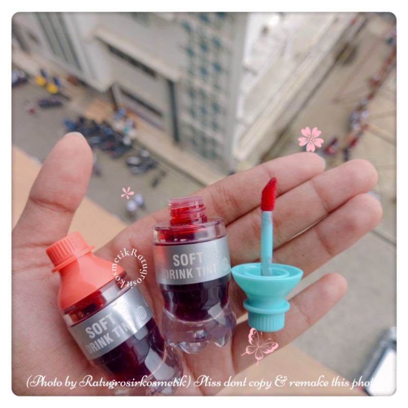 [ECER] LIP TINT FRUIT SOFT DRINK GALON/CONE ICE CREAM NO.7069C