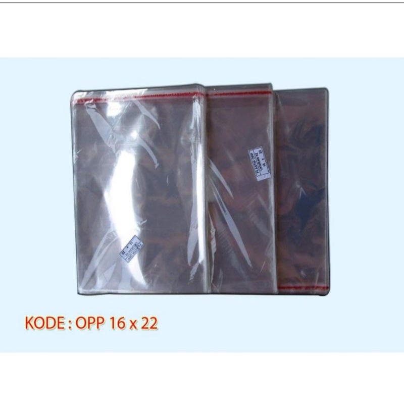 

Plastik undangan/opp ukuran 16x22