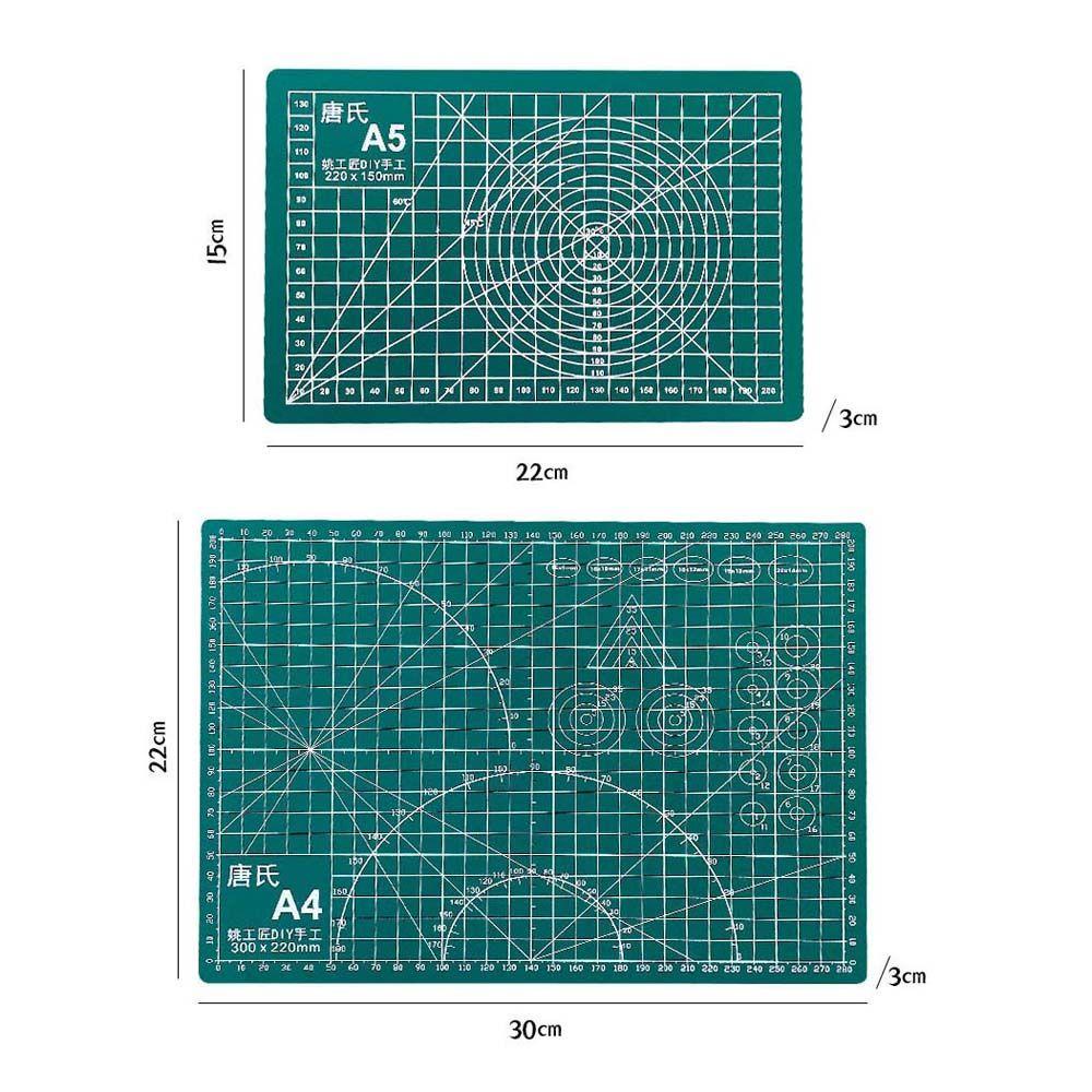 [Elegan] Tikar Pemotong PVC Hijau Cutting Pad Tahan Lama DIY Kerajinan Tangan Seni Multifungsi Kertas Ukiran Pad