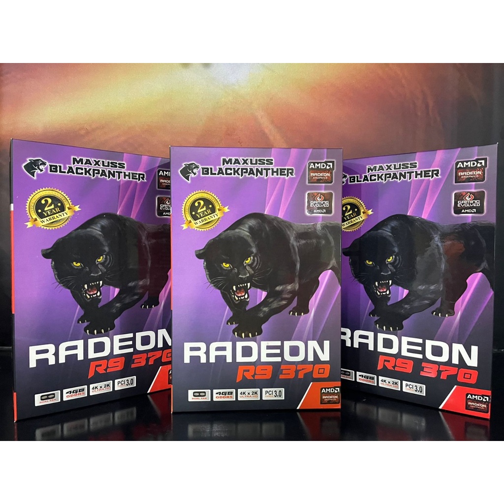 VGA Black Panther Radeon R9 370 4GB DDR5 256Bit VGA GAMING ORI