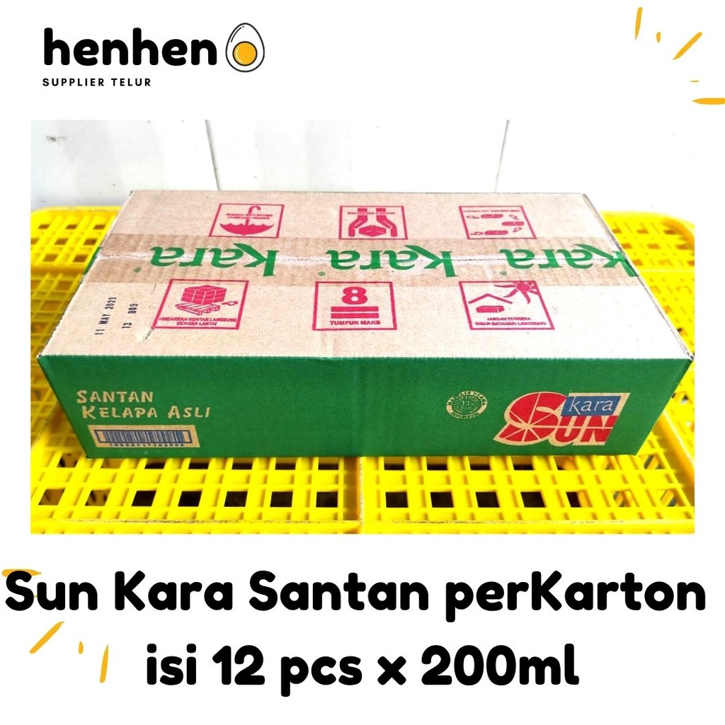 

SUN KARA SANTAN KELAPA PER karton isi 12x200 ml