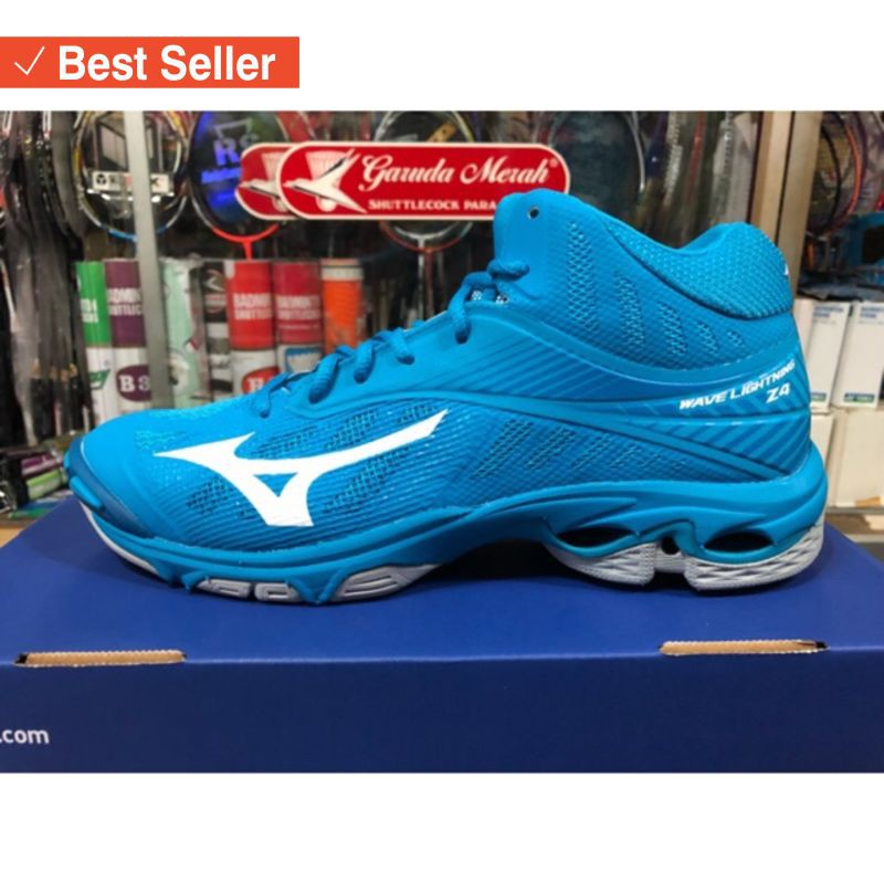 Sepatu Sport Olahraga murah awet kuat / Sepatu Voli Mizuno Wave Lightning Z4 Mid WLZ4 WLZ 4