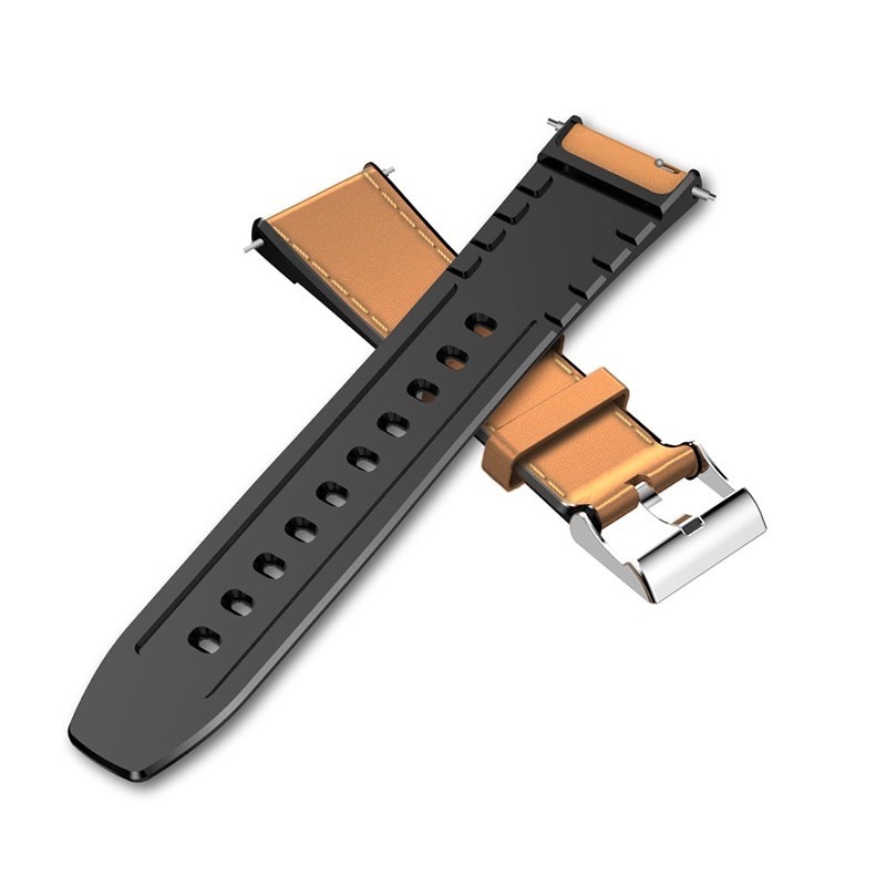 KOSPET WATCH STRAP ORIGINAL Head Layer Cowhide &amp; Silicon 24MM