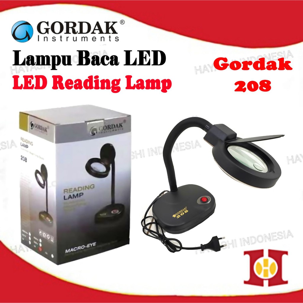 Lampu Baca LED Lampu Meja GORDAK 208