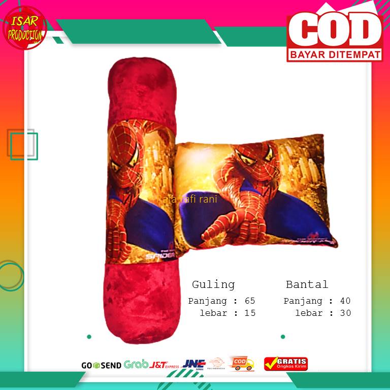 BANTAL GULING ANAK BAYI KARAKTER SPIDERMAN series