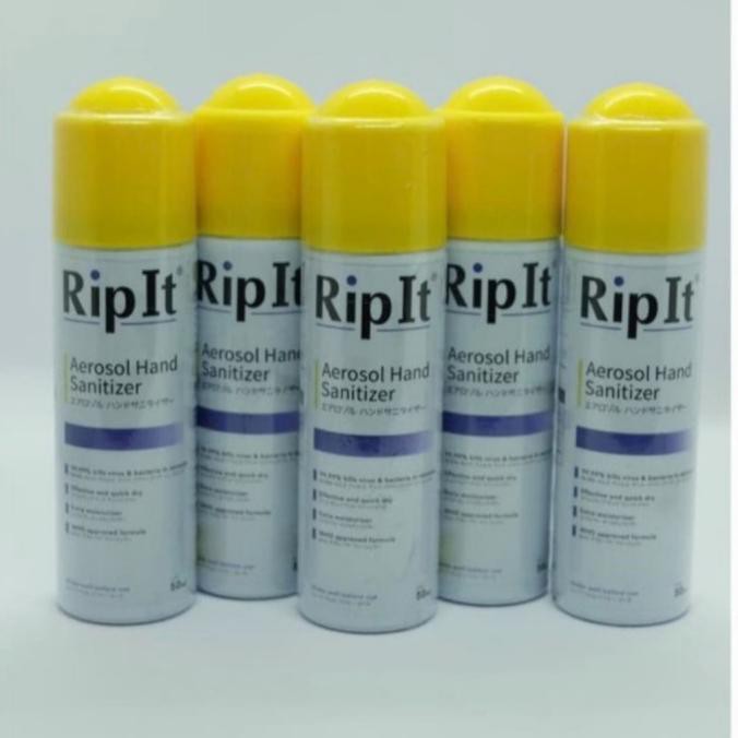 Bundle Of 5 Rip It Aerosol Hand Sanitizer 50Ml Frans_Collection