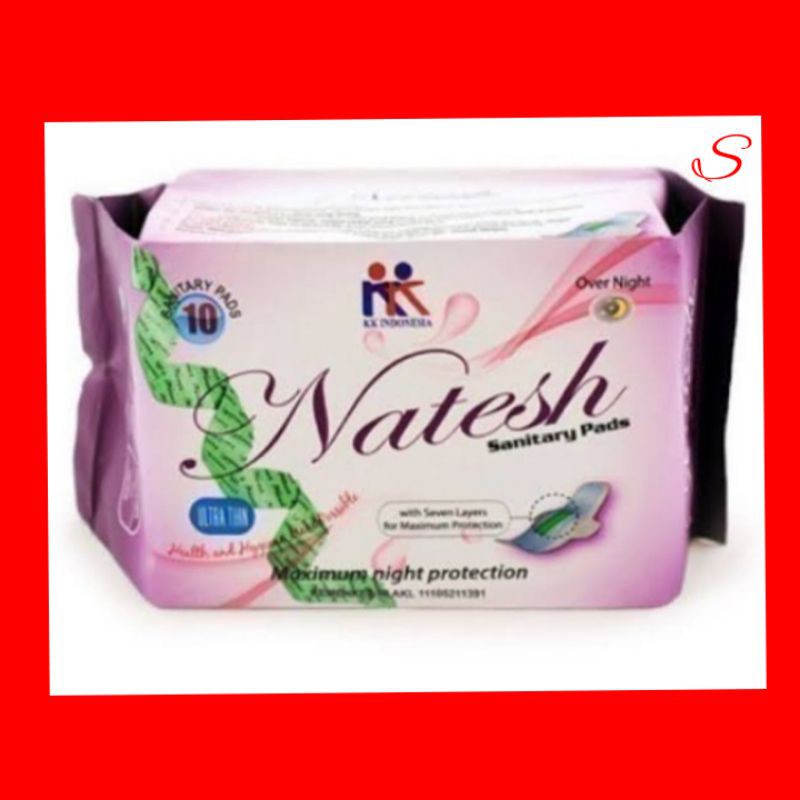Natesh Over Night | Natesh pembalut | Pembalut Herbal
