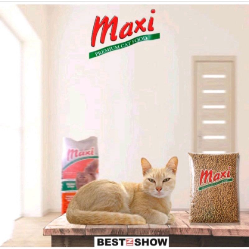 Maxi cat paket 10kg makanan kucing dryfood maxi cat