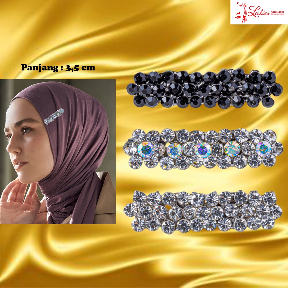Bros Hijab Malaysia / gamis / kebaya / Krudung / Bros Peniti / model berlian tumpuk ( C 3033 )