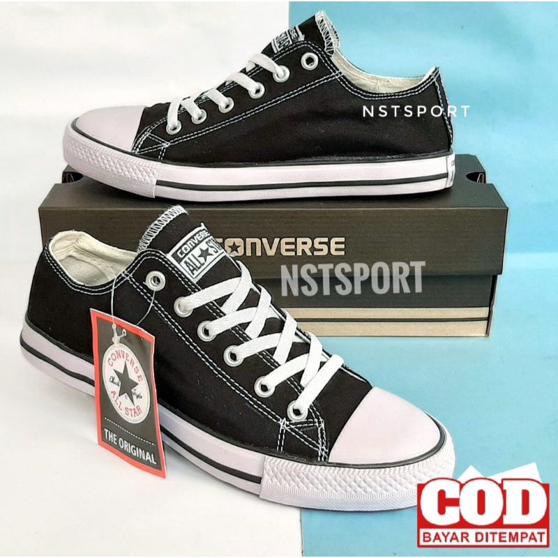 (BISA COD) Sepatu Allstar Converse-Sepatu Allstar Clasik - Sepatu Pria Murah - Sneakers allstar - Sepatu Sekolah - Sepatu Black White - sepatu Wanita Murah