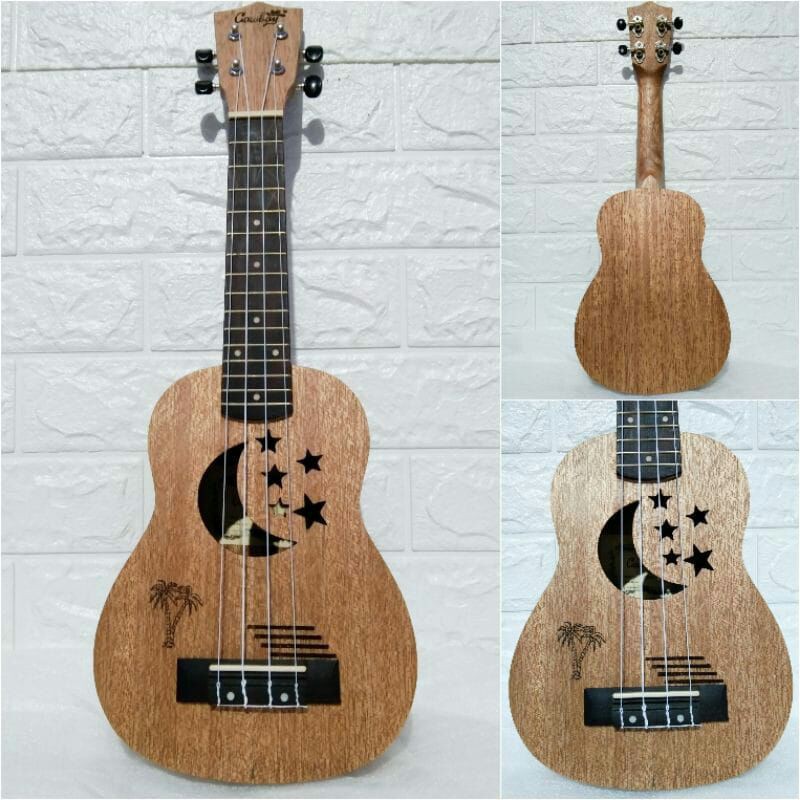 Ukulele cowboy Soprano 21&quot; original cowboy import bonus tas dan pick