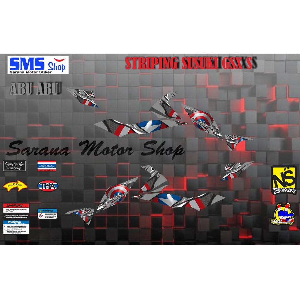 STRIPING SUZUKI GSX S