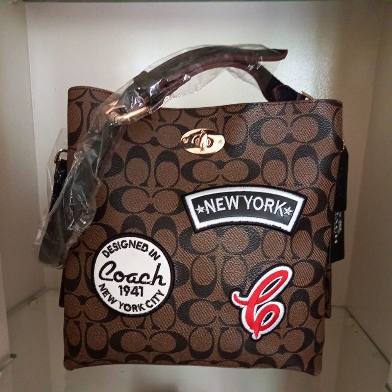 tas coach hand bag n shoulder bag 8831 ada tali panjang juga