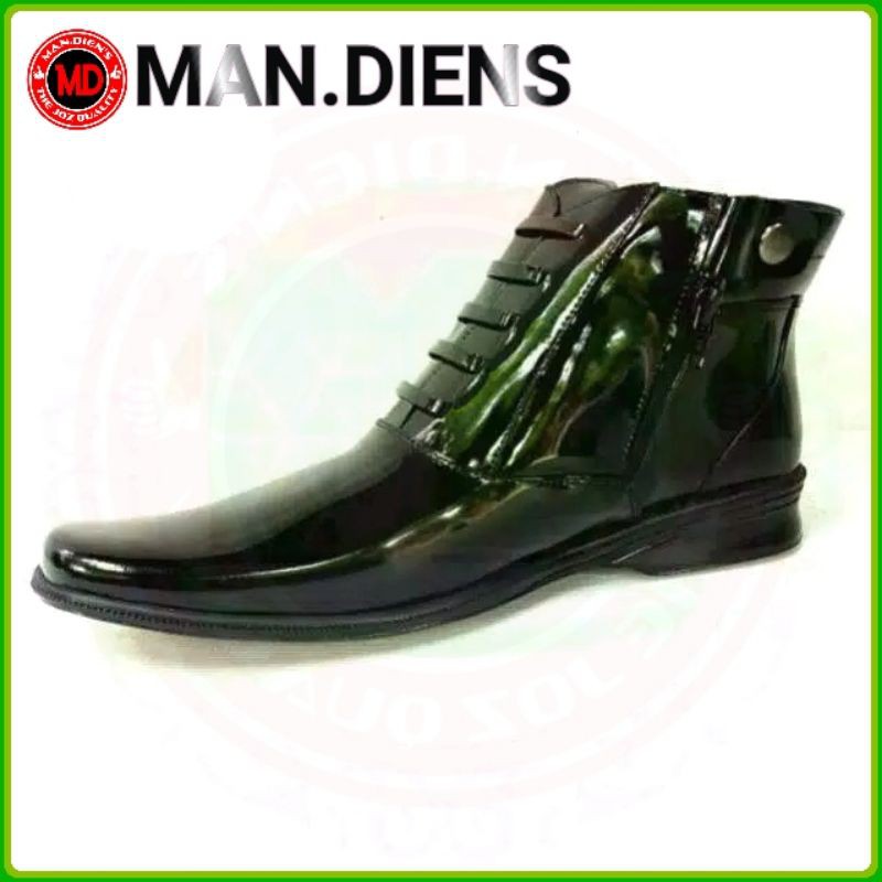 MANDIENS 02.LUX/03.LUX - Sepatu Formal Pria Sepatu Kulit PDH TNI POLRI Sepatu Kerja Dinas Security