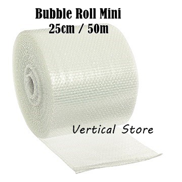 

Bubble Wrap Roll Pendek 25cm x 50m