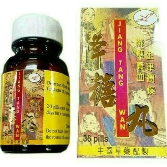 jiang tang wan asli obat herbal diabetes kencing manis