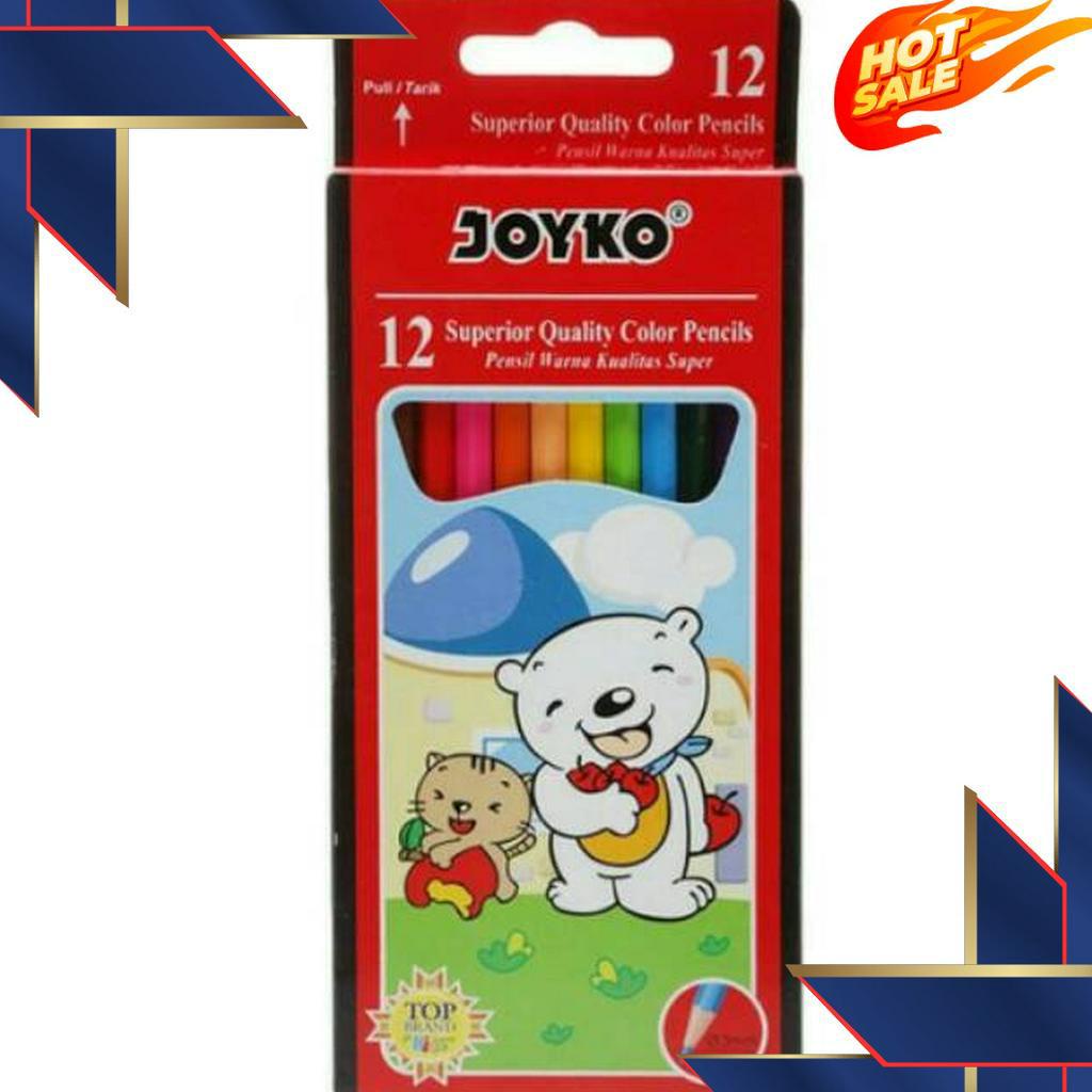 

LIMIT Pensil Warna Joyko CP12PB Superior 12 Warna Panjang