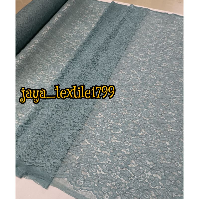 Murah!!! Kain Brokat non gliter / Bahan brokat kebaya meteran