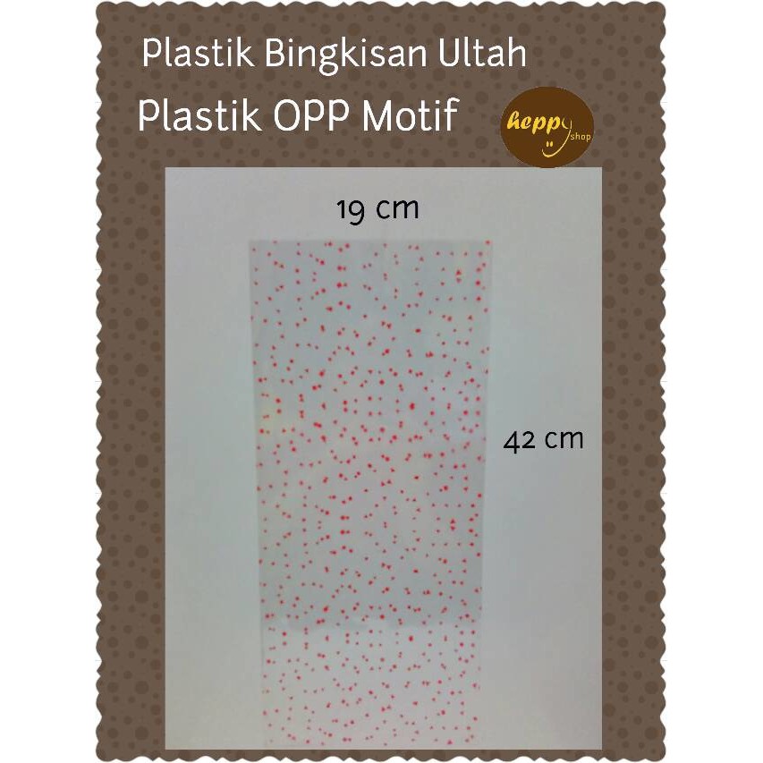 

Promo Plastik OPP Motif 19 x 42 Plastik Bingkisan Ultah Limited