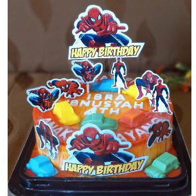 

PUDING ULANG TAHUN KARAKTER SPIDERMAN