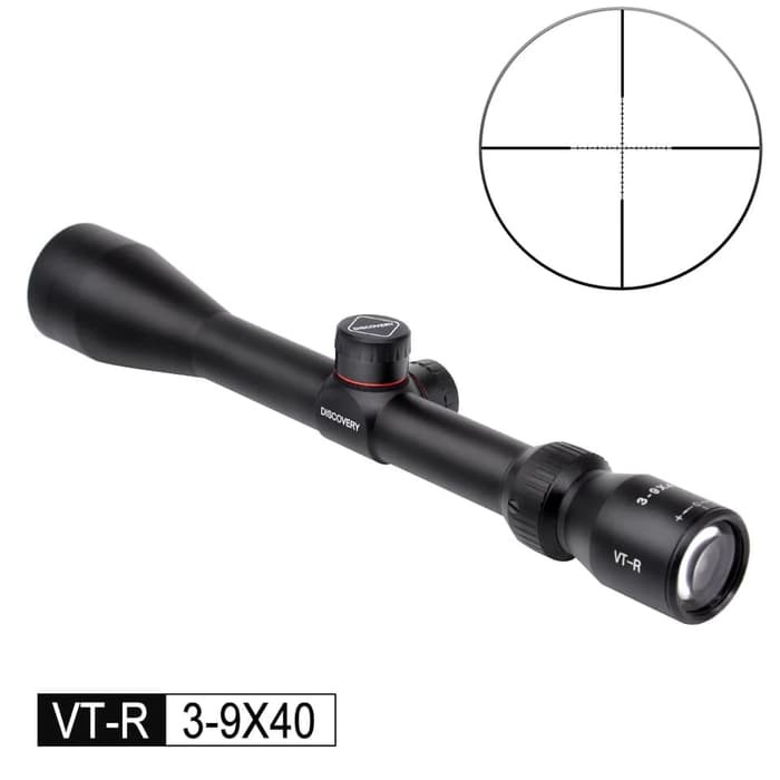 Telescope Discovery VT-R 3-9X40 Mildot Reticle Glass Riflescope Hunting - Teleskop Discovery