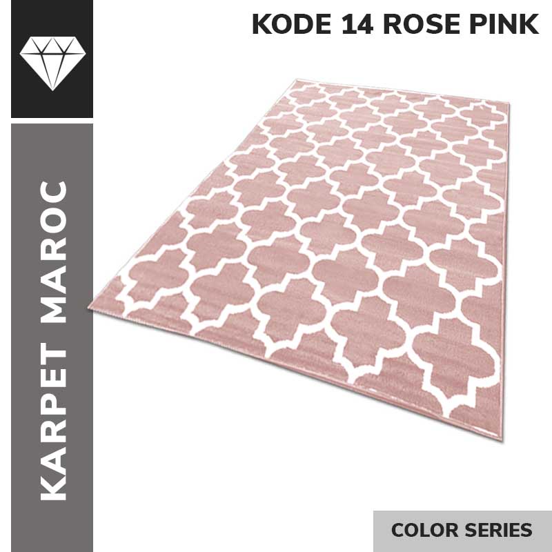 [CSI Maroc] Karpet Maroc 160X210 - Kode 14 PINK